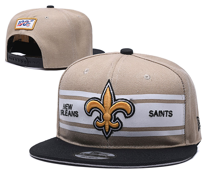 NFL New Orleans Saints 2019 100th Season Stitched Snapback Hats 025